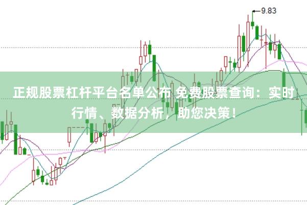正规股票杠杆平台名单公布 免费股票查询：实时行情、数据分析，助您决策！