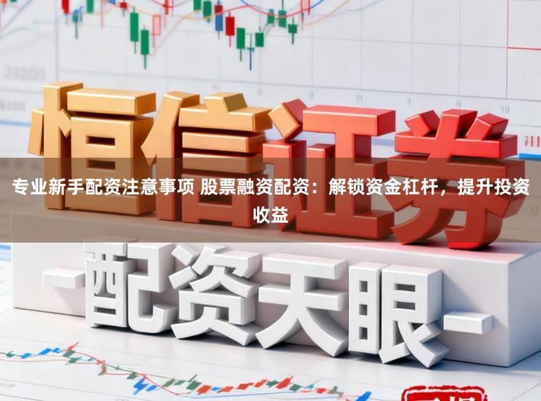 专业新手配资注意事项 股票融资配资：解锁资金杠杆，提升投资收益